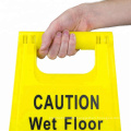 800g Factory Direct Supply Yellow A-Frame Caution Wet Floor Sign 24 Inches Tall Opens 12 Inches Plastic Safety Warning signs